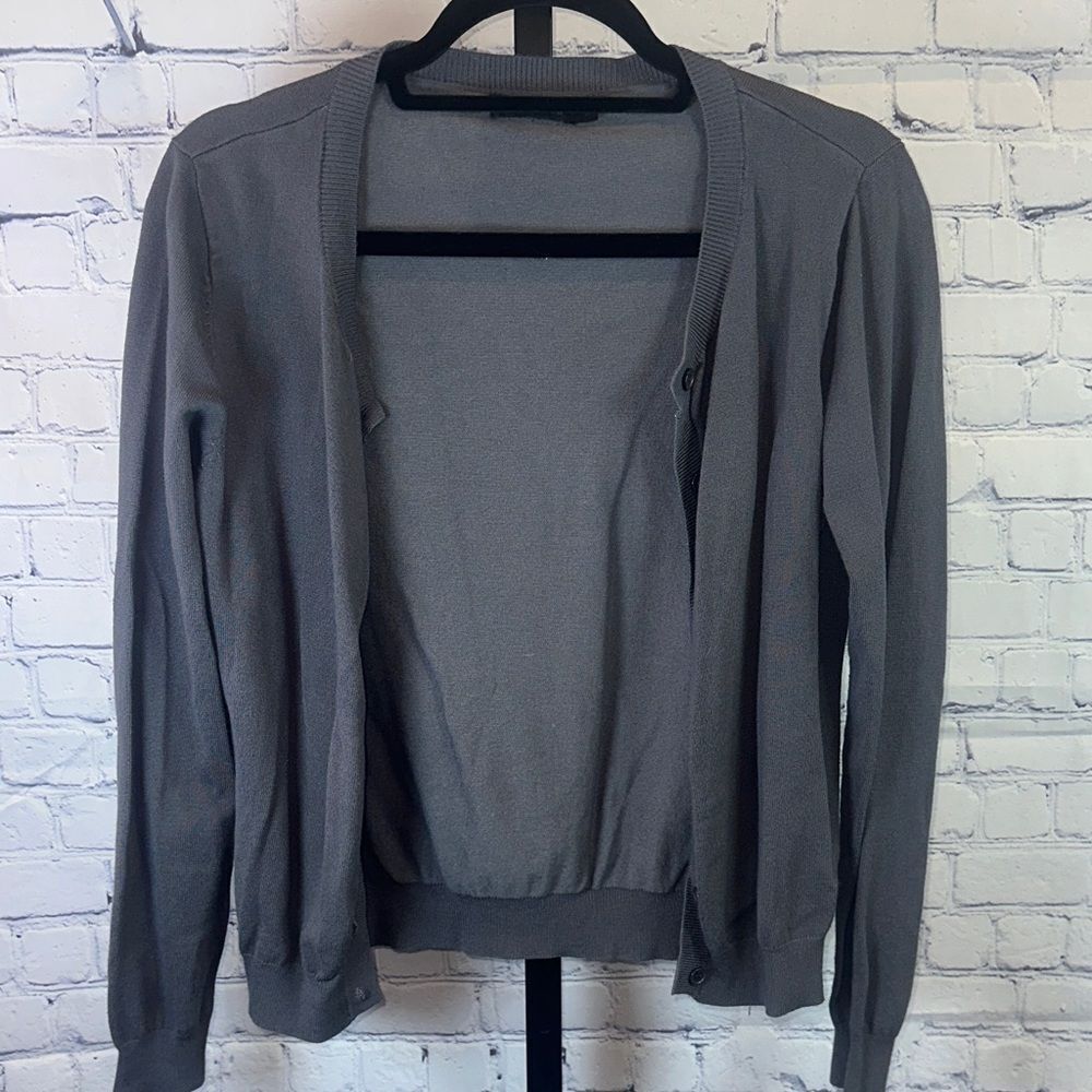 Mikarose Charcoal Cardigan Sweater